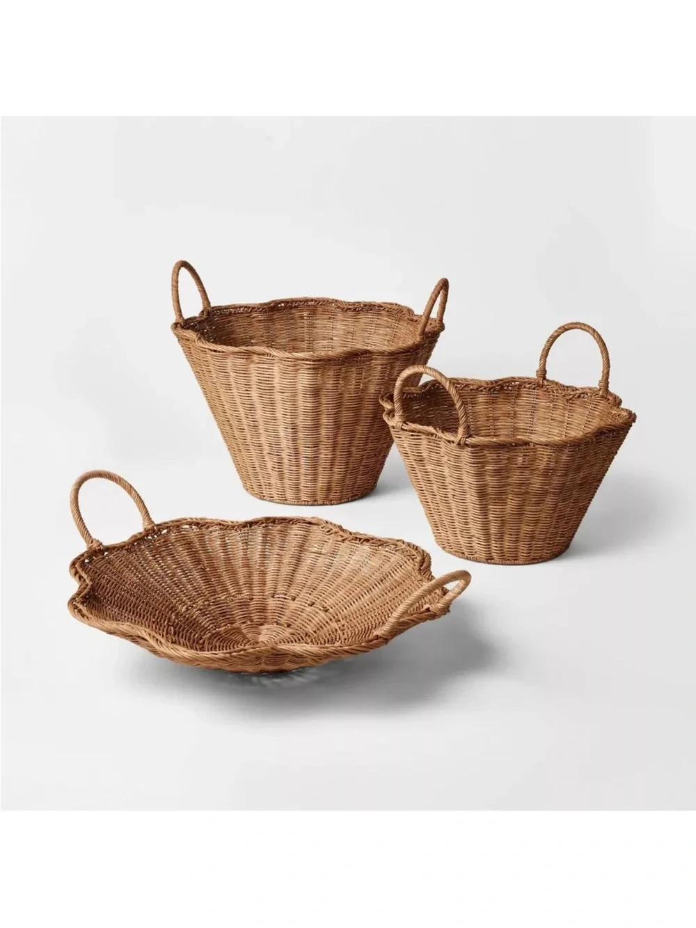 SPRING 2026 Small Scallop Basket - Threshold designed with Studio McGee NEW